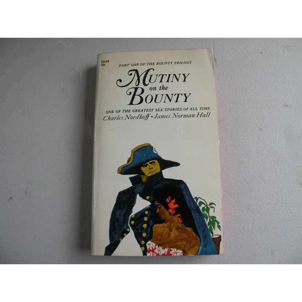 Mutiny on the Bounty Nordhoff Hall 1969 Pocket Cardinal 36th Printing Sea Story